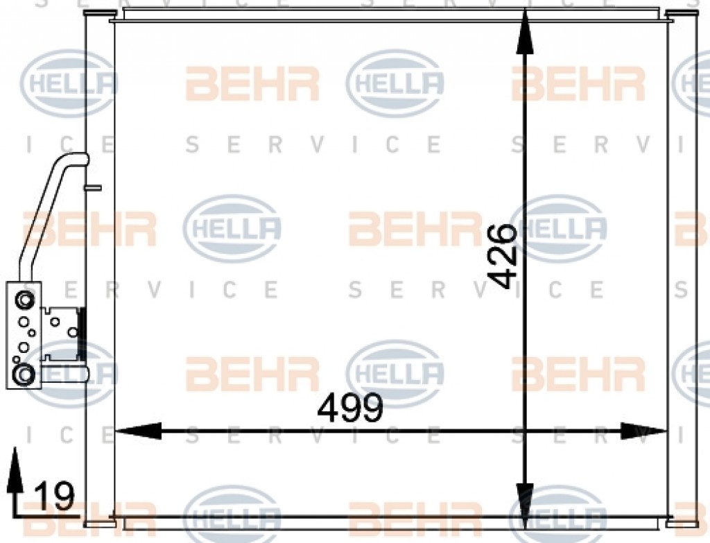 A/C Condensor E39